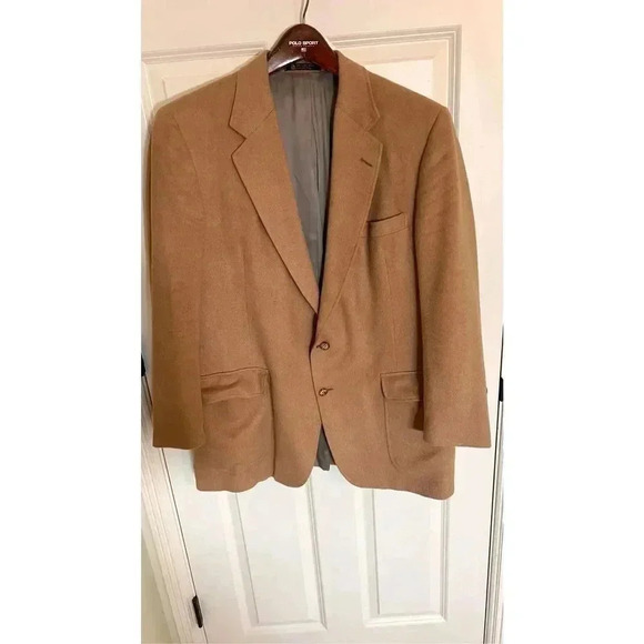 Vintage David Benjamin Men’s Medium‎ Tan 100% Wool Camel Hair Sports Coat Blazer